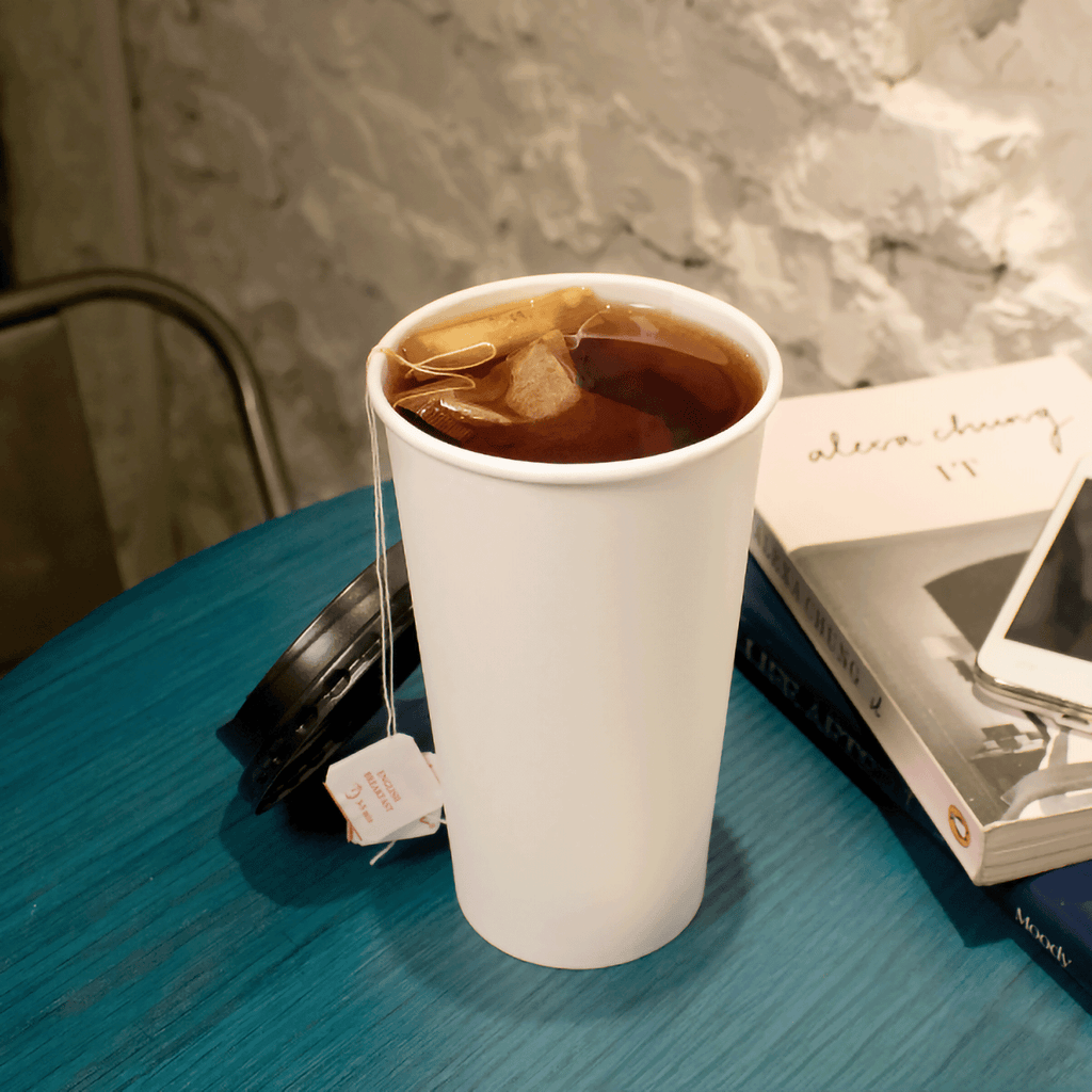 [600 ct] 20 oz Paper Coffee Cups | White | 90 mm