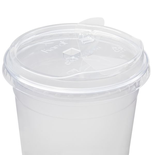 [1,000 ct] 32 oz Strawless Sipper Lids | PET | 107 mm