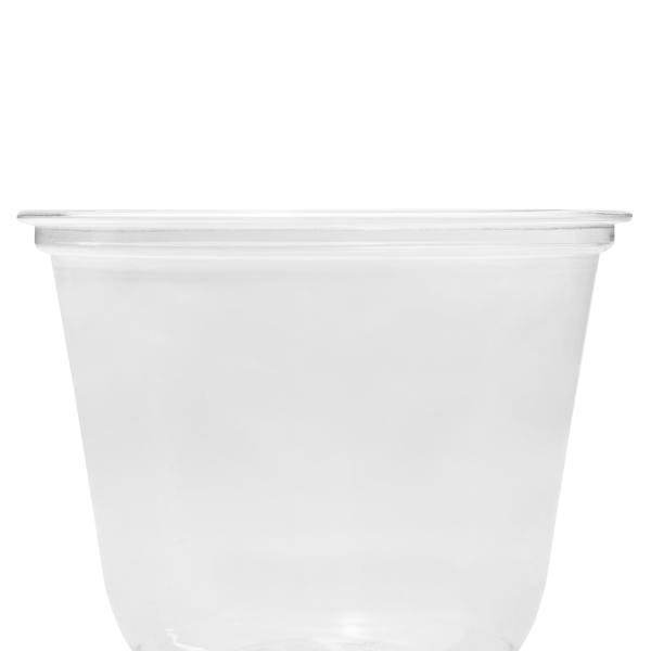 [1,000 ct] 12 oz Clear Plastic Cold Cups | PET | U-Shape | 98 mm