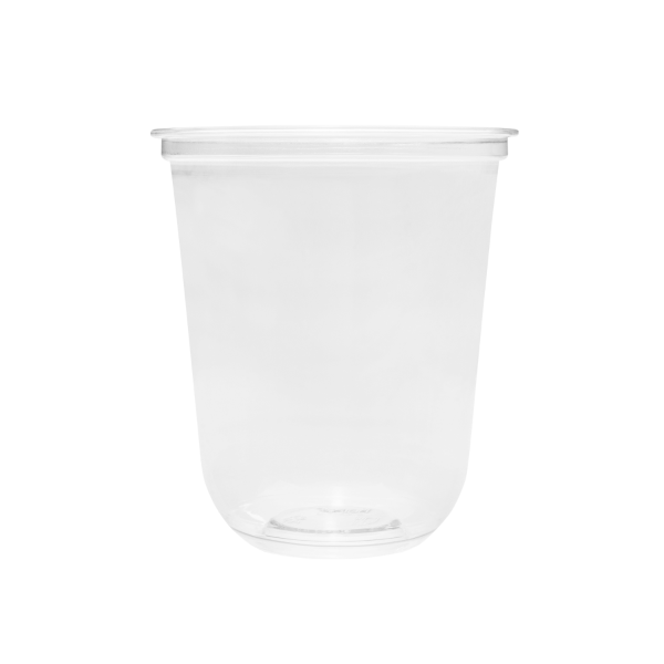 [1,000 ct] 16 oz Clear Plastic Cold Cups | PET | U-Shape | 98 mm