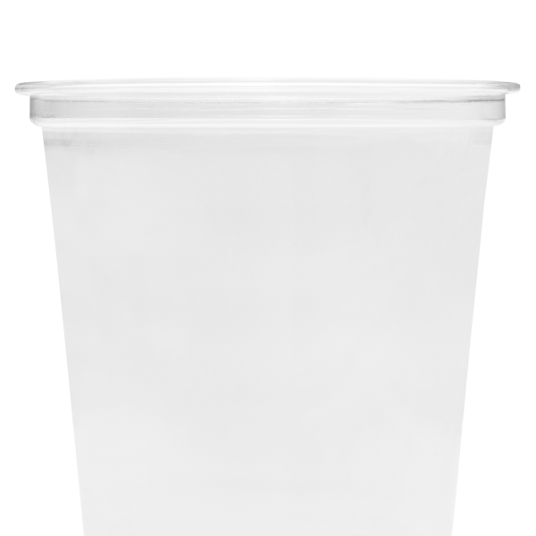 [1,000 ct] 16 oz Clear Plastic Cold Cups | PET | U-Shape | 98 mm