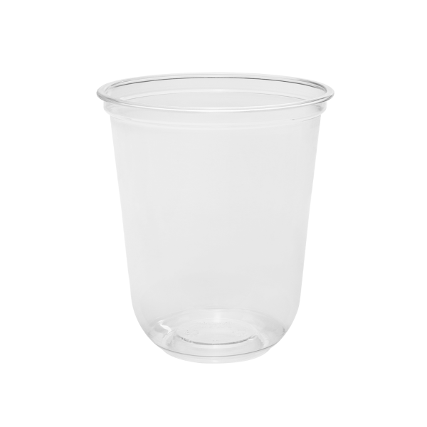 [1,000 ct] 16 oz Clear Plastic Cold Cups | PET | U-Shape | 98 mm