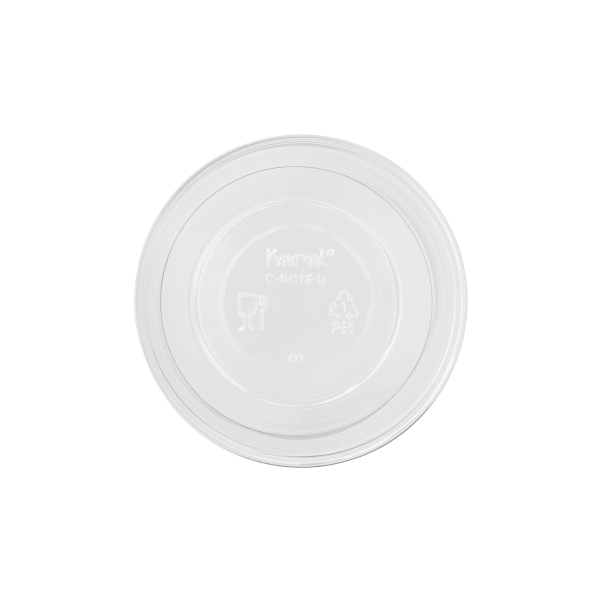 [1,000 ct] 16 oz Clear Plastic Cold Cups | PET | U-Shape | 98 mm