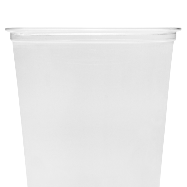 [1,000 ct] 20 oz Clear Plastic Cold Cups | PET | U-Shape | 98 mm