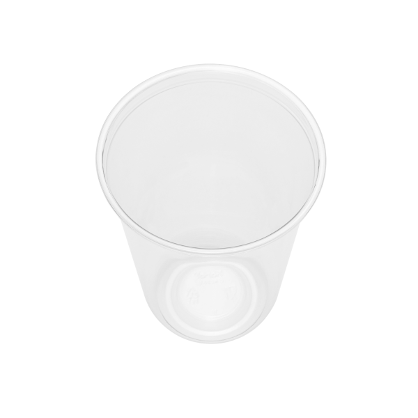 [1,000 ct] 20 oz Clear Plastic Cold Cups | PET | U-Shape | 98 mm