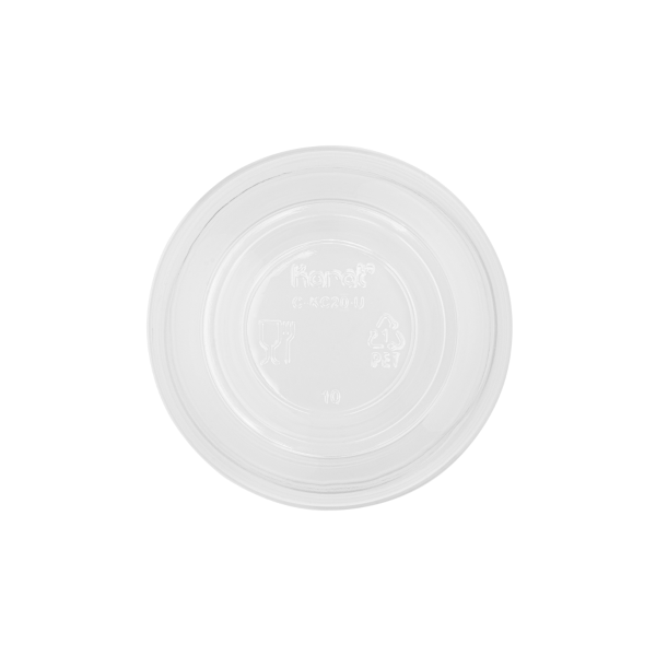 [1,000 ct] 20 oz Clear Plastic Cold Cups | PET | U-Shape | 98 mm