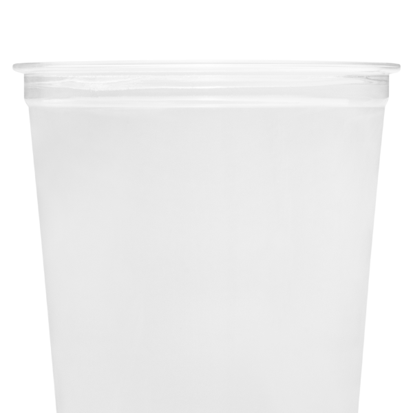 [600 ct] 24 oz Clear Plastic Cold Cups | PET | U-Shape | 98 mm