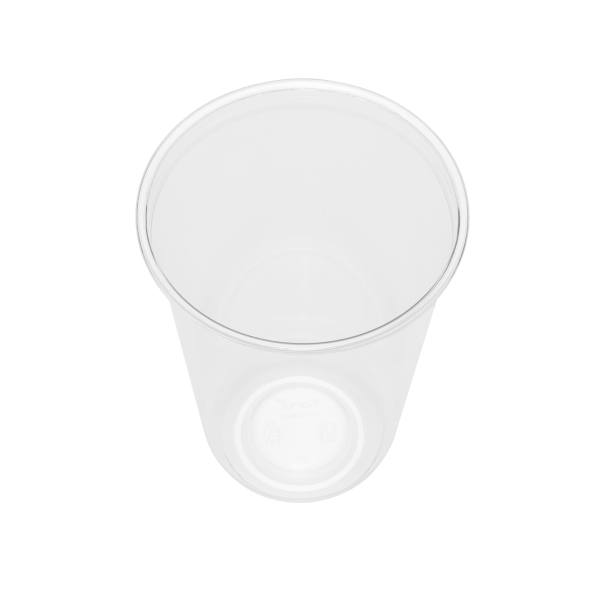 [600 ct] 24 oz Clear Plastic Cold Cups | PET | U-Shape | 98 mm