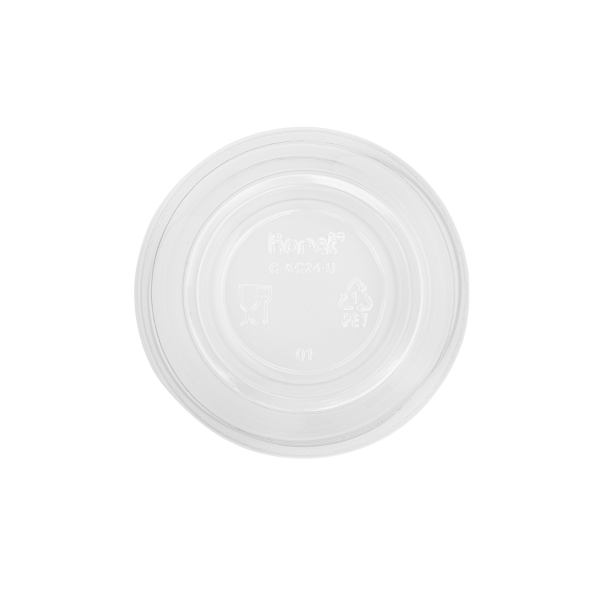 [600 ct] 24 oz Clear Plastic Cold Cups | PET | U-Shape | 98 mm