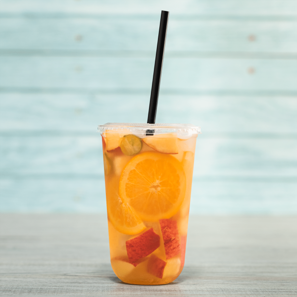 [600 ct] 24 oz Clear Plastic Cold Cups | PET | U-Shape | 98 mm