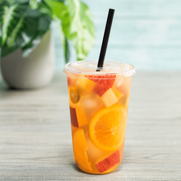 [600 ct] 24 oz Clear Plastic Cold Cups | PET | U-Shape | 98 mm