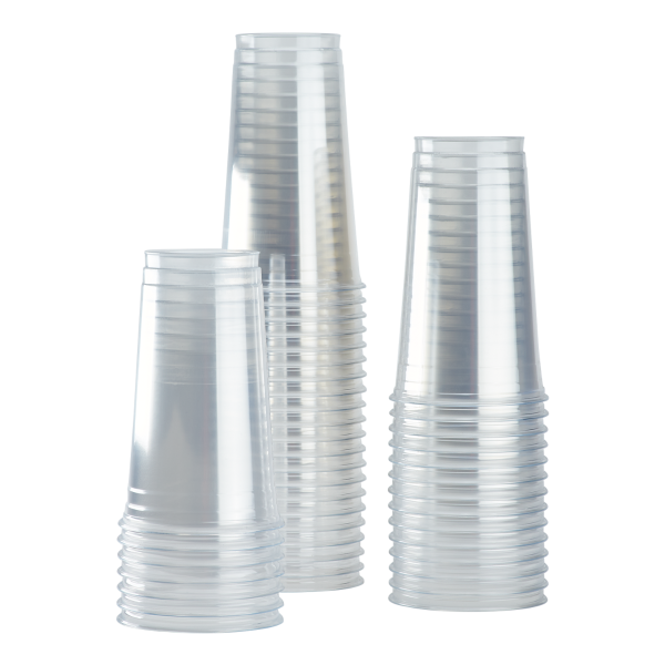 [300 ct] 32 oz Clear Plastic Cold Cups | PET | 107 mm