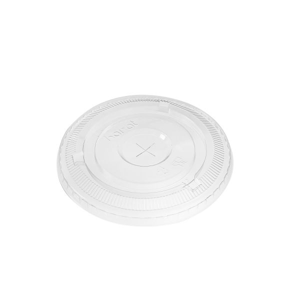[1,000 ct] Plastic Cup Lids | 98 mm | PET | Clear