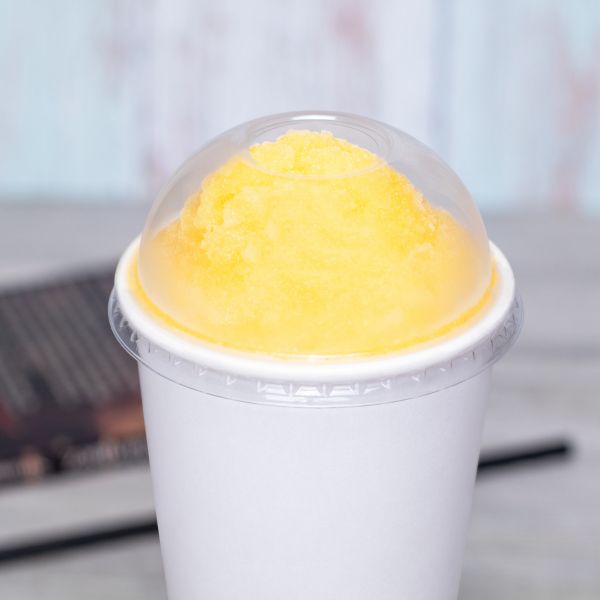 [1,000 ct] Plastic Dome Cup Lids | PET | 90 mm