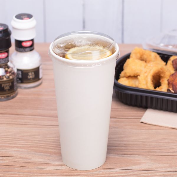 [1,000 ct] Strawless Sipper Lids | PET | 90 mm | Clear | With Flip Cap