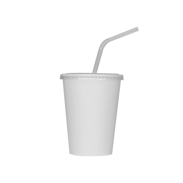 [1,000 ct] 12 oz Paper Cold Cups | 90 mm | White