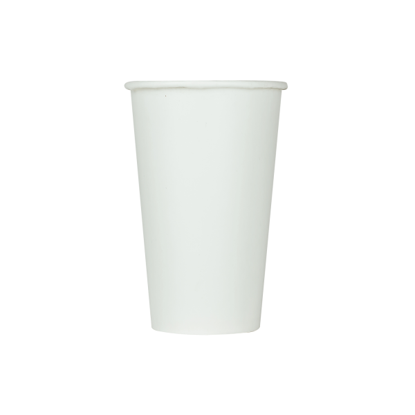 [1,000 ct] 16 oz Paper Cold Cups | 90 mm | White