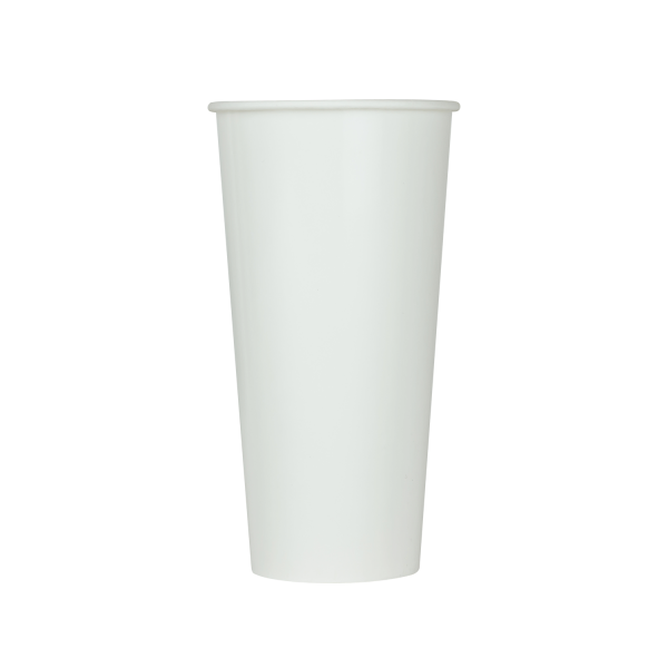 [1,000 ct] 22 oz Paper Cold Cups | 90 mm | White
