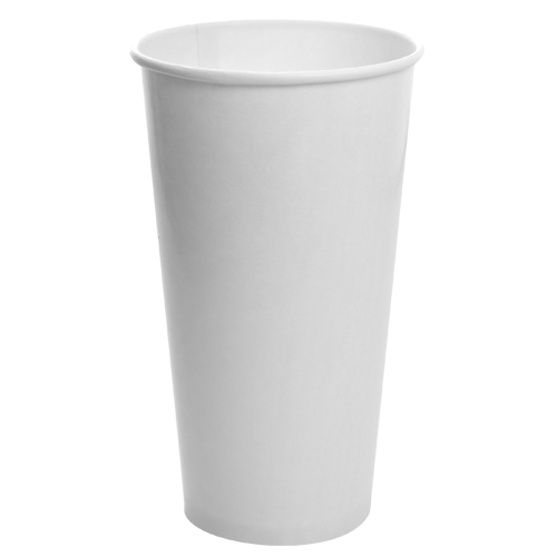 [600 ct] 32 oz Paper Cold Cups | 104.5 mm | White