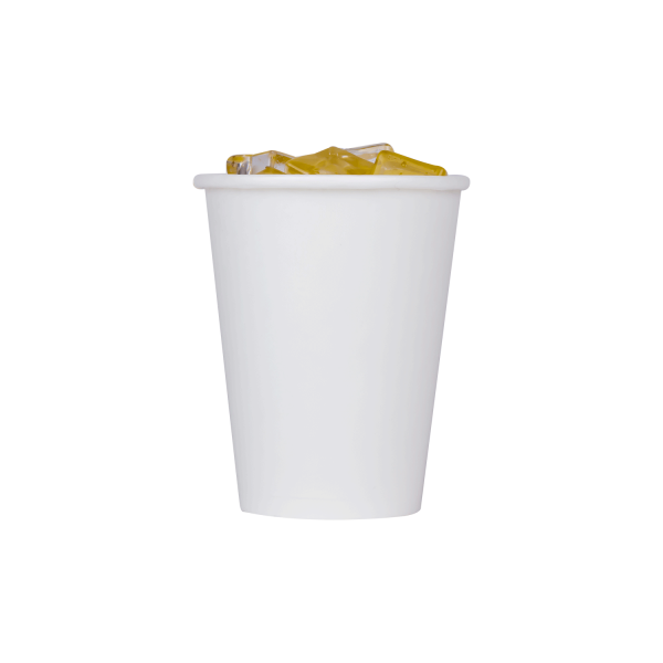 [1,000 ct] 9 oz Paper Cold Cups | 75 mm | White