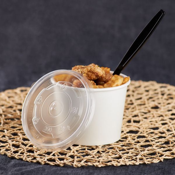 [1,000 ct] 12 oz Food Container Lids | PP | 100 mm