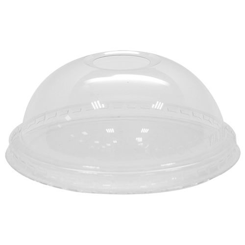 [600 ct] 32 oz Plastic Dome Cup Lids | PET | 104.5 mm