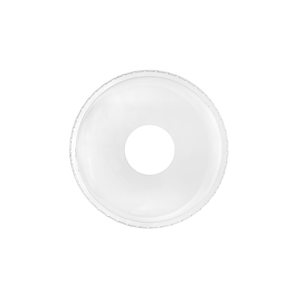 [600 ct] 32 oz Plastic Dome Cup Lids | PET | 104.5 mm