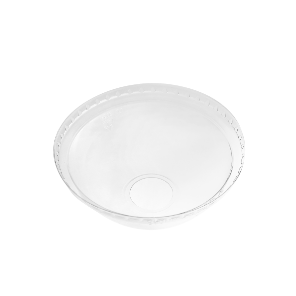 [600 ct] 32 oz Plastic Dome Cup Lids | PET | 104.5 mm