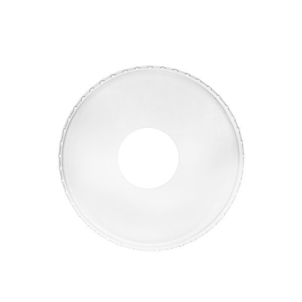[500 ct] 32 oz Plastic Dome Cup Lids | PET | 107 mm