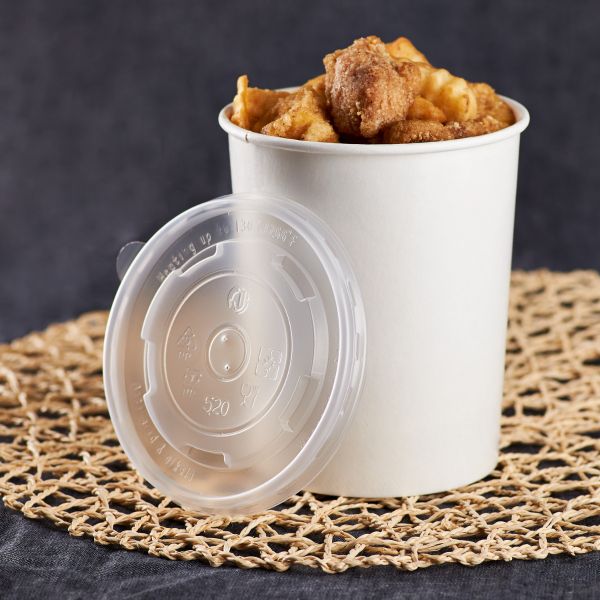 [1,000 ct] 16 oz Food Container Lids | PP | 112 mm