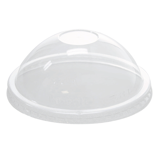 [1,000 ct] 16 oz Plastic Food Container Dome Lids | PET | 112 mm