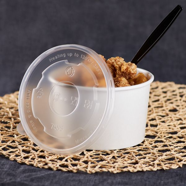[600 ct] 20 oz Food Container Lids | PP | 127 mm