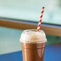 [1,000 ct] Plastic Dome Cup Lids | PET | Wide Opening | 98 mm