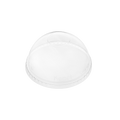 [1,000 ct] Plastic Dome Cup Lids | PET | No Hole | 98 mm