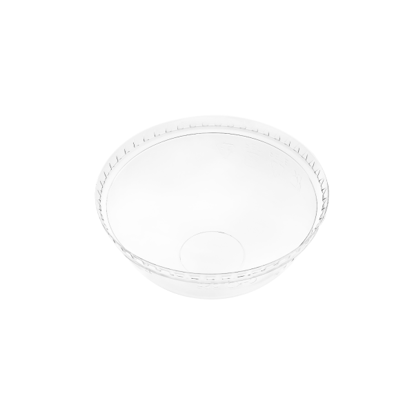 [1,000 ct] Plastic Dome Cup Lids | PET | No Hole | 98 mm