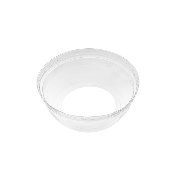 [1,000 ct] Plastic Dome Cup Lids | PET | Wide Opening | 98 mm