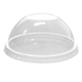 [1,000 ct] 8-10 oz Plastic Dome Cup Lids | PET | No Hole | 78 mm