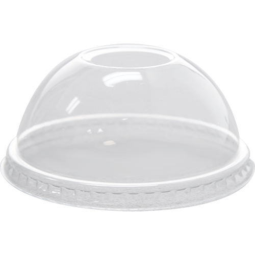[1,000 ct] 8-10 oz Plastic Dome Cup Lids | PET | 78 mm