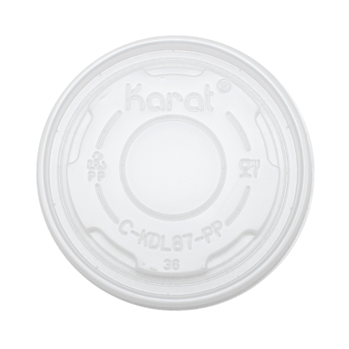 [1,000 ct] 5 oz Food Container Lids | PP | 87 mm