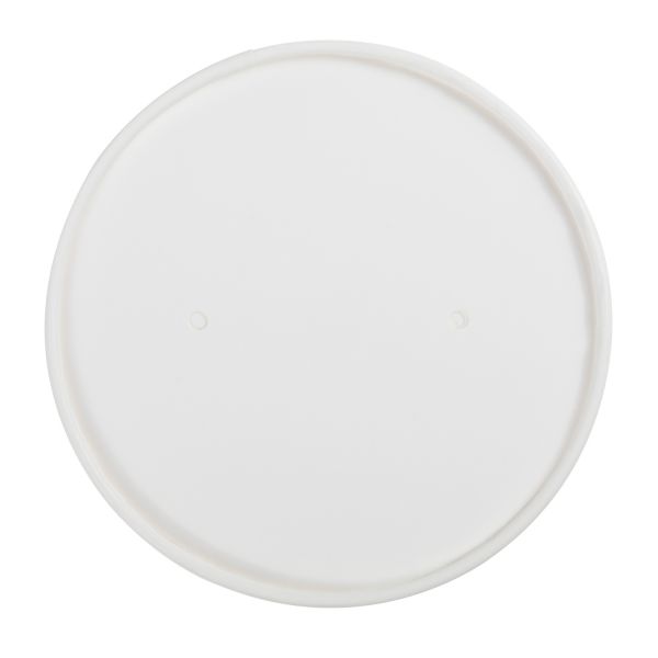 [1,000 ct] Paper Food Container Lids | 96 mm