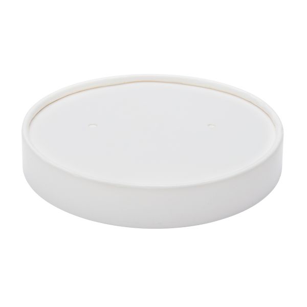[1,000 ct] Paper Food Container Lids | 96 mm