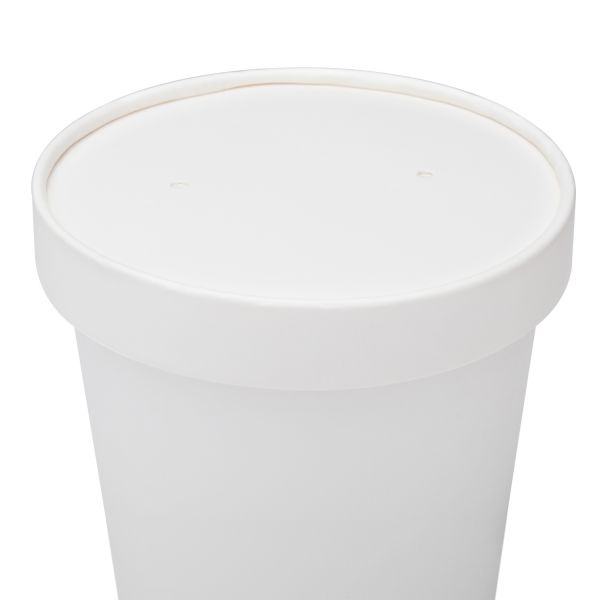 [1,000 ct] Paper Food Container Lids | 96 mm