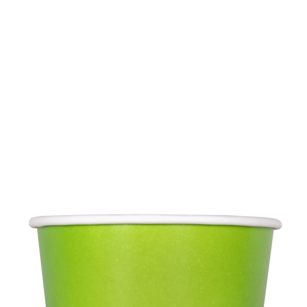 [1,000 ct] 16 oz Paper Food Containers | 112 mm | Green