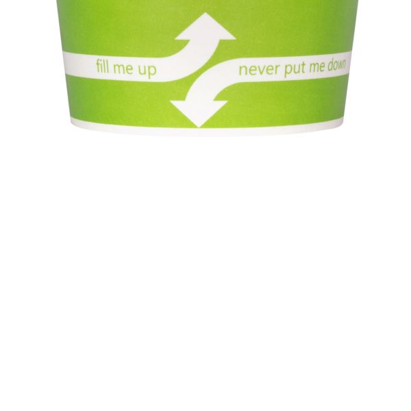 [1,000 ct] 12 oz Paper Food Containers | 100 mm | Green