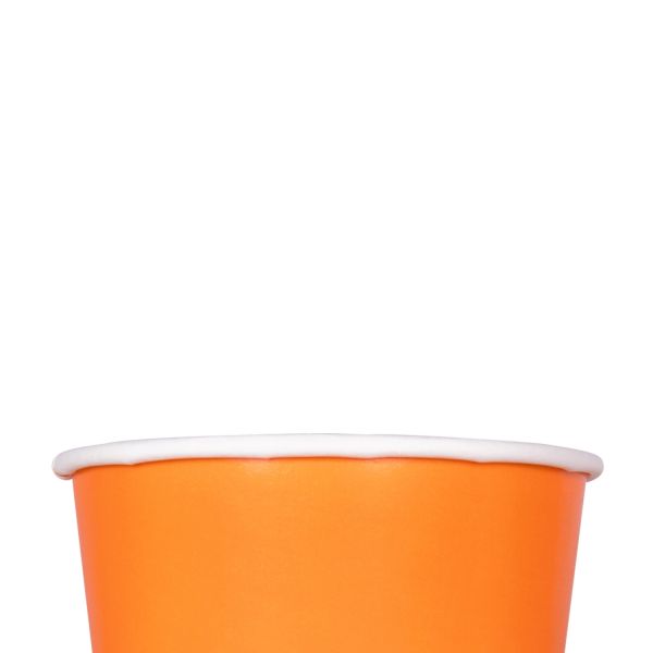 [1,000 ct] 12 oz Paper Food Containers | 100 mm | Orange