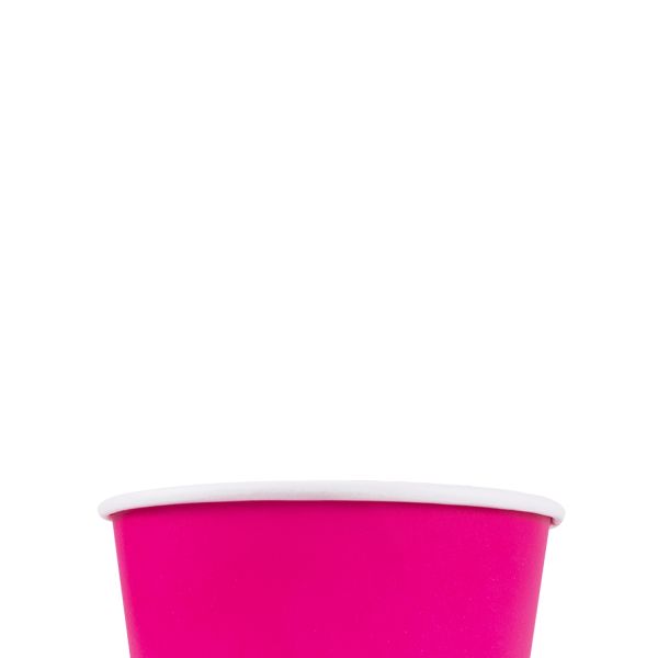 [1,000 ct] 12 oz Paper Food Containers | 100 mm | Pink