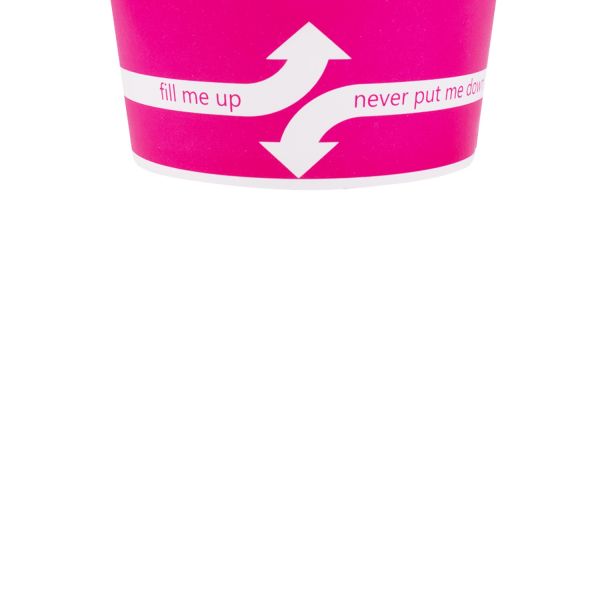 [1,000 ct] 12 oz Paper Food Containers | 100 mm | Pink