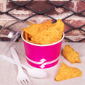 [1,000 ct] 12 oz Paper Food Containers | 100 mm | Pink