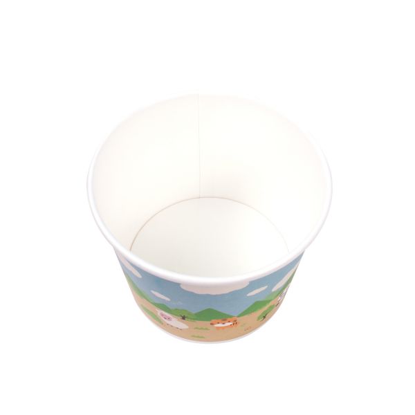 [1,000 ct] 16 oz Paper Food Containers | 112 mm | Safari Print