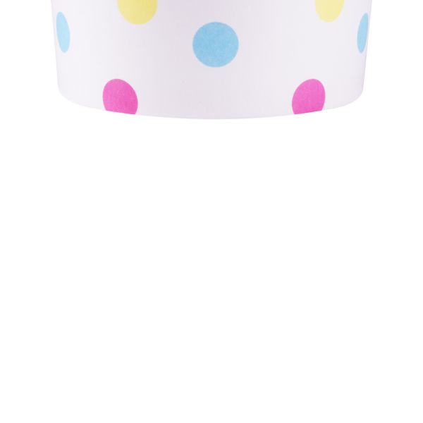 [600 ct] 20 oz Paper Food Containers | 127 mm | Dots Print